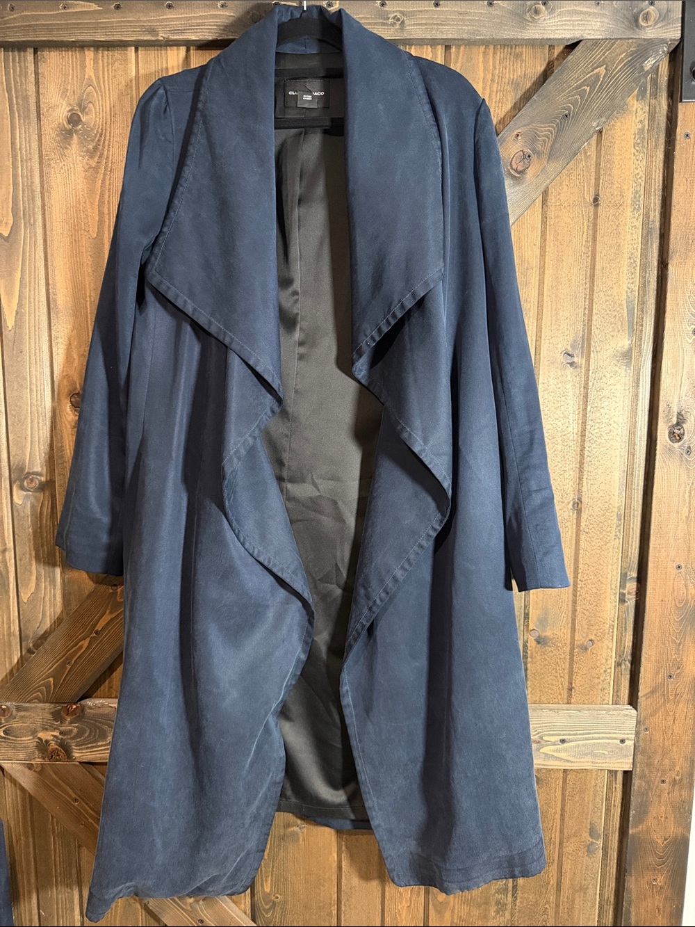 Club Monaco Black Jacket with Navy Lining